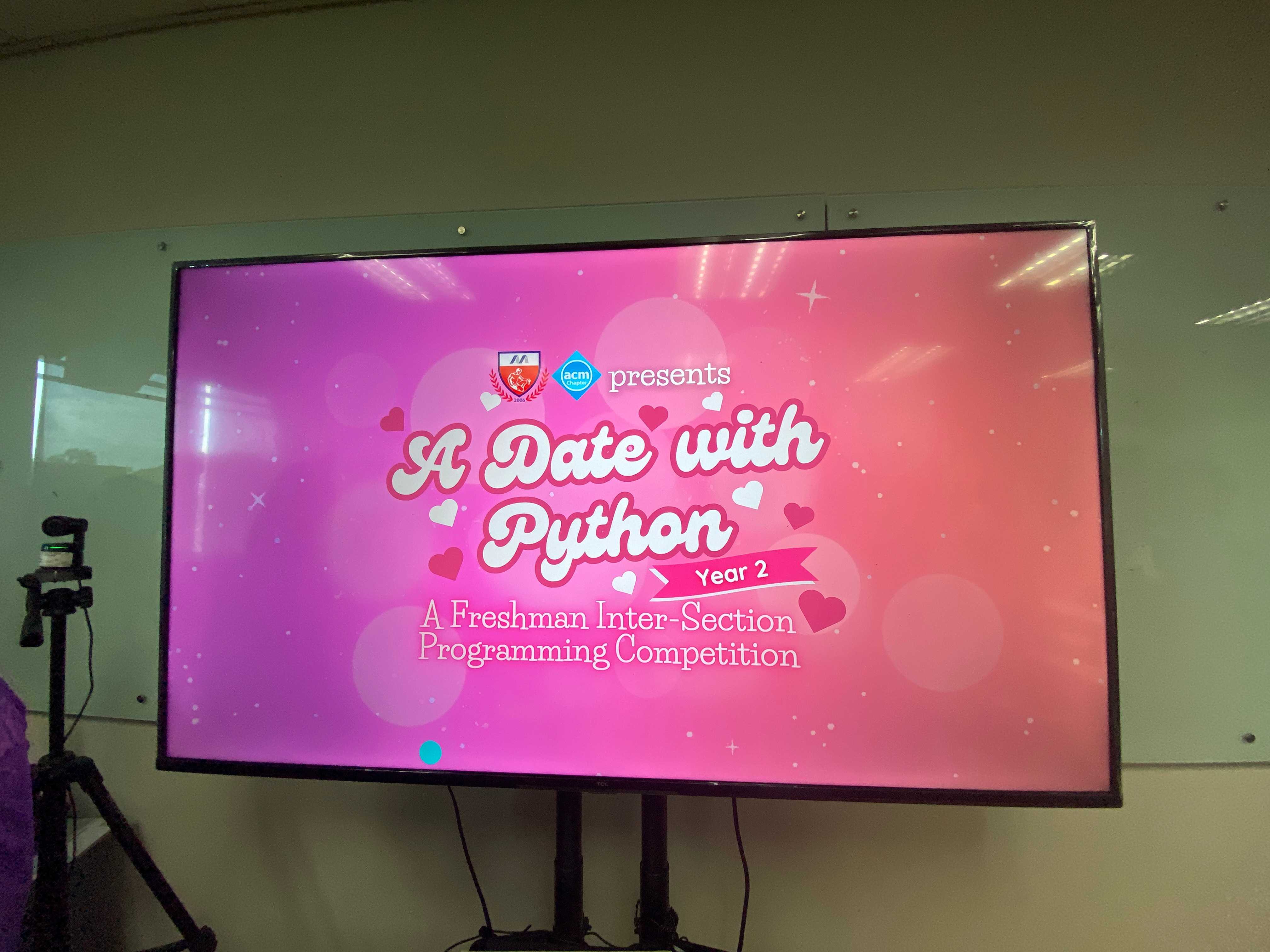 Date with Python: A Programming Competition