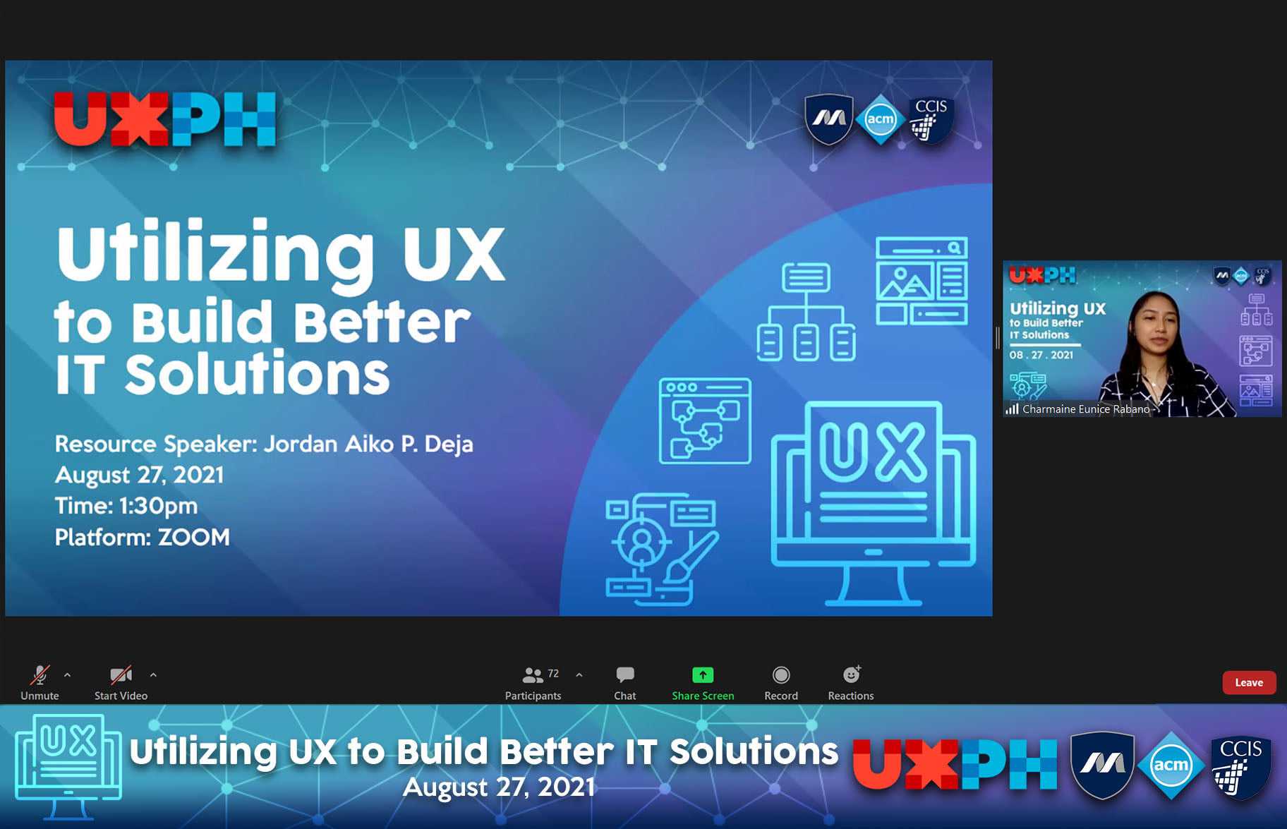 UXPH Webinar: Utilizing UX to Build Better IT Solutions