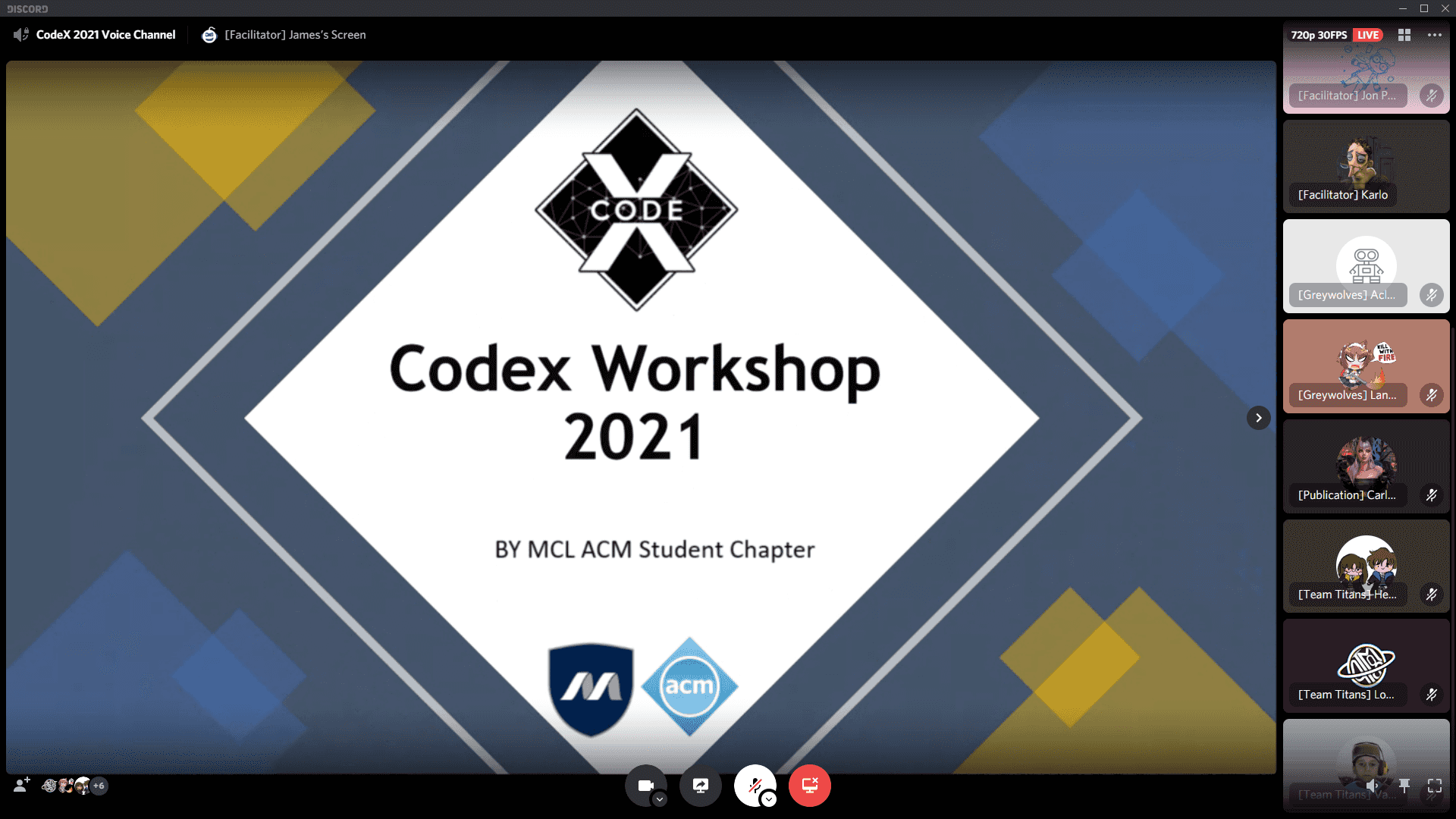 CodeX 2021 Programming Workshop